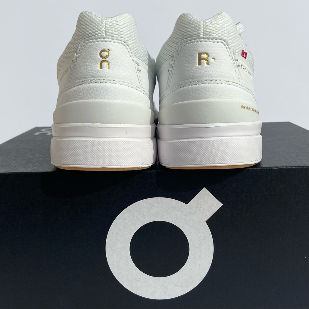 On Running The Roger Center Court All White Tennis Shoe